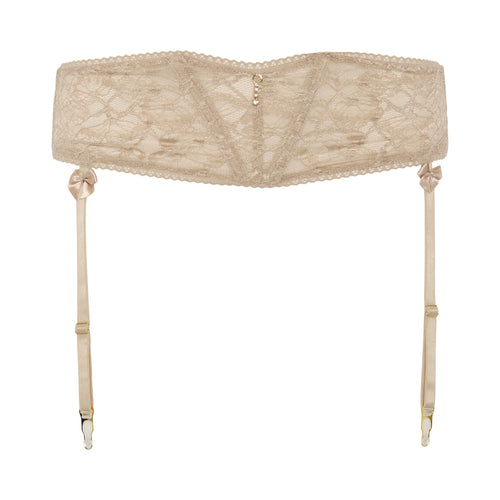 Honey Bloom Lace Suspender Belt