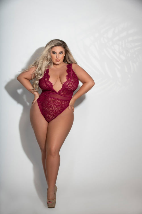 Bella Floral Bodysuit Curve