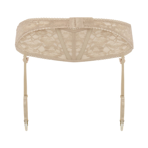 Honey Bloom Lace Suspender Belt